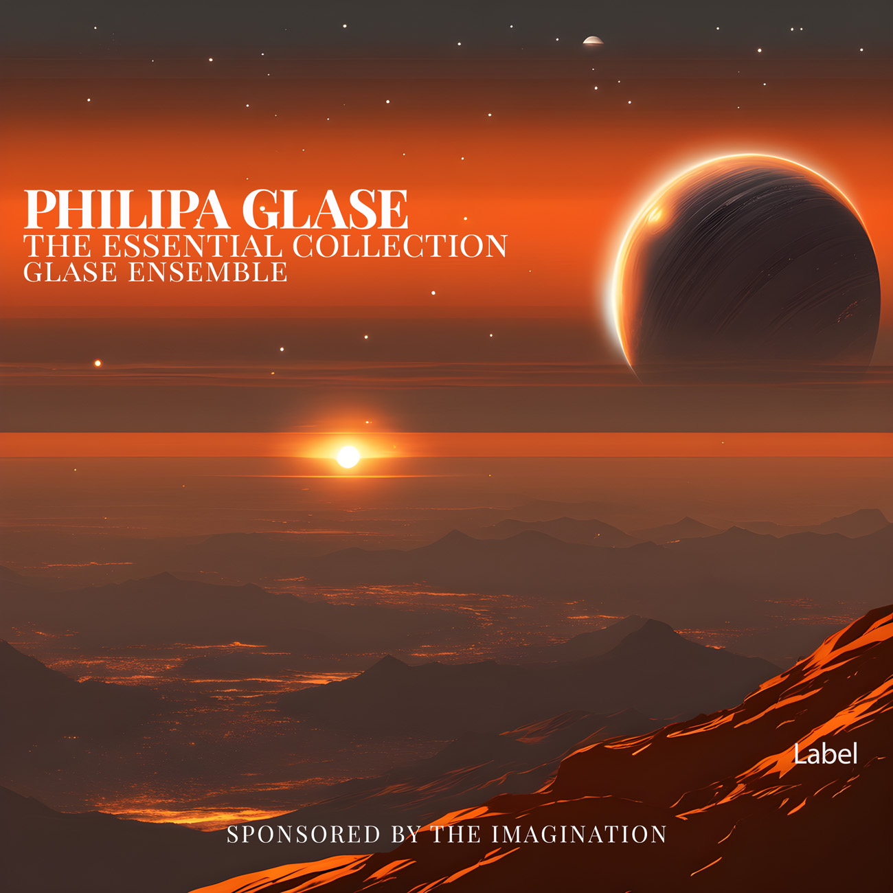 2D view of Premade New Age Album Cover - Irish Coffee #23809 | AlbumArtZone*