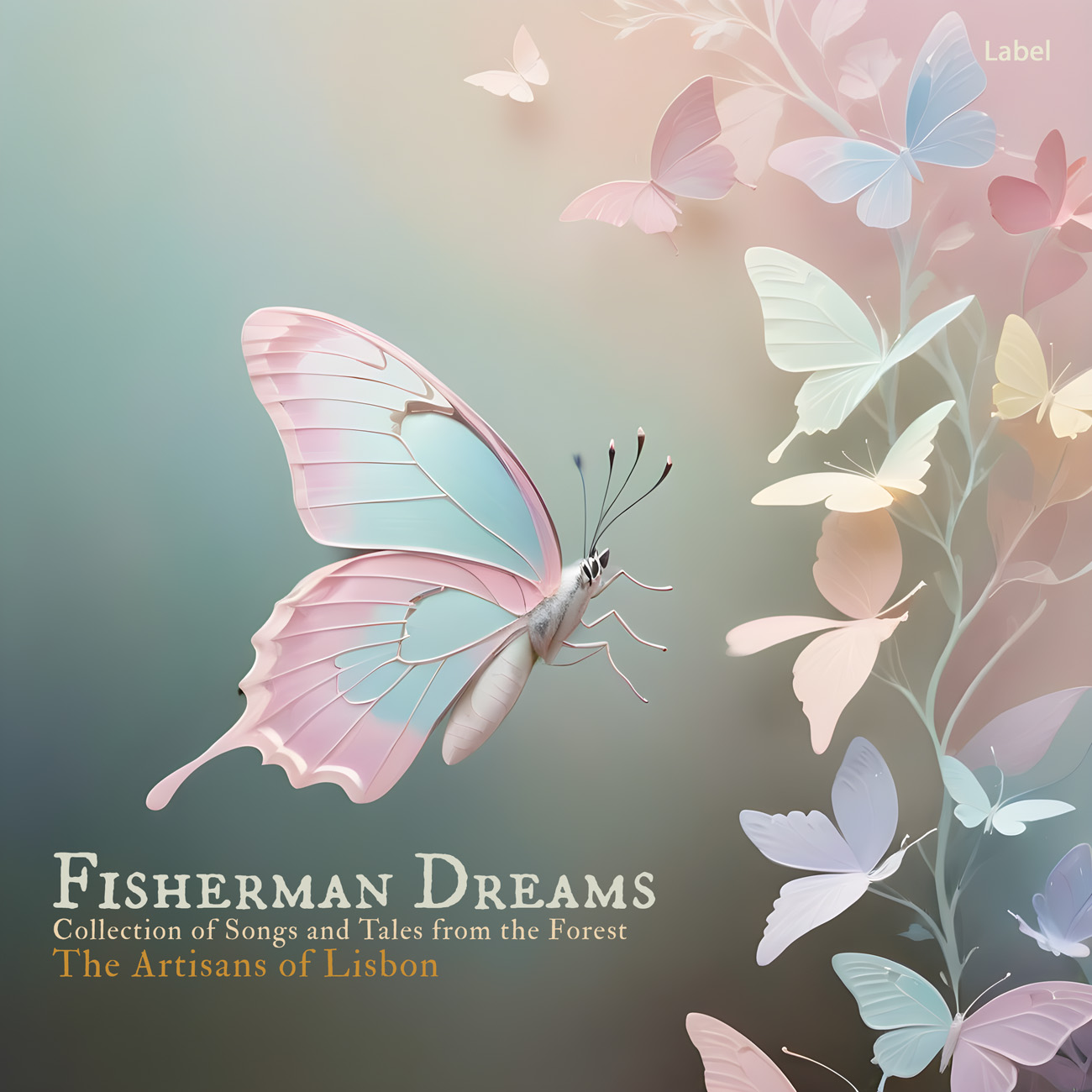 2D view of Premade Indie & Folk Music Album Cover - Cotton Seed #23957 | AlbumArtZone*