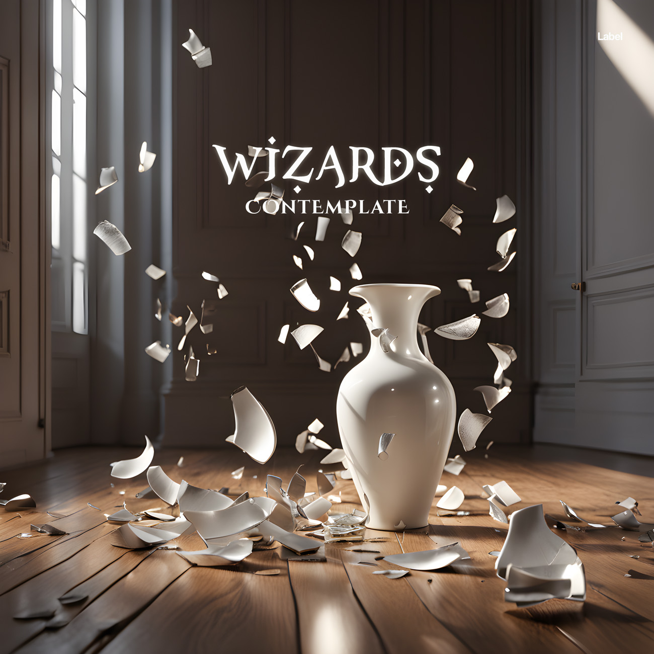 2D view of Premade Pop Album Cover - Taupe #24108 | AlbumArtZone*
