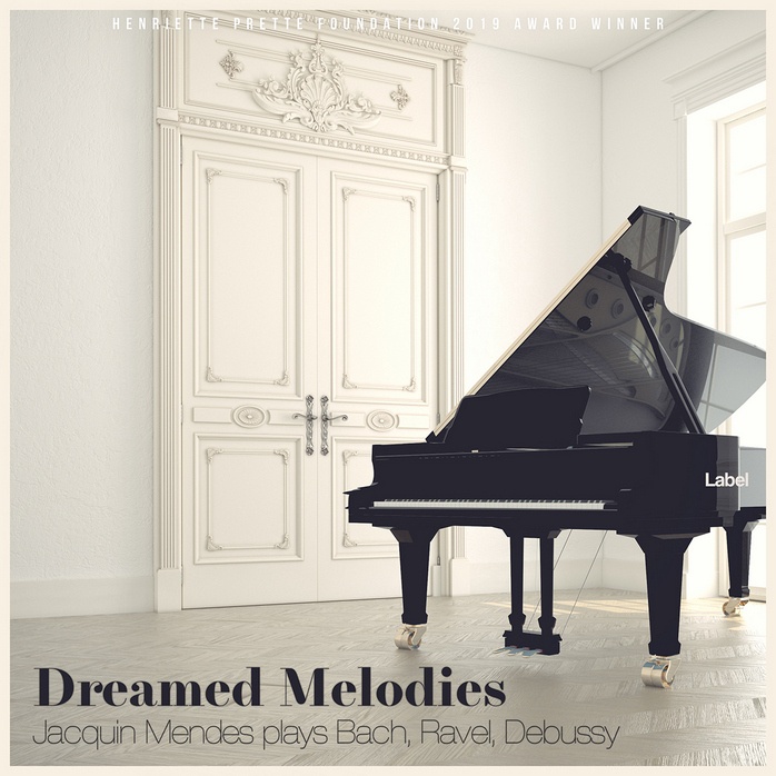 Front view of Premade Pop Album Cover - Moon Mist #128 | AlbumArtZone*