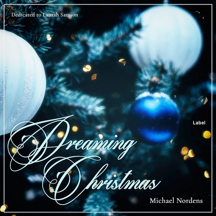 Front view of Premade Christmas Music Album Cover - Ziggurat #575 | AlbumArtZone*