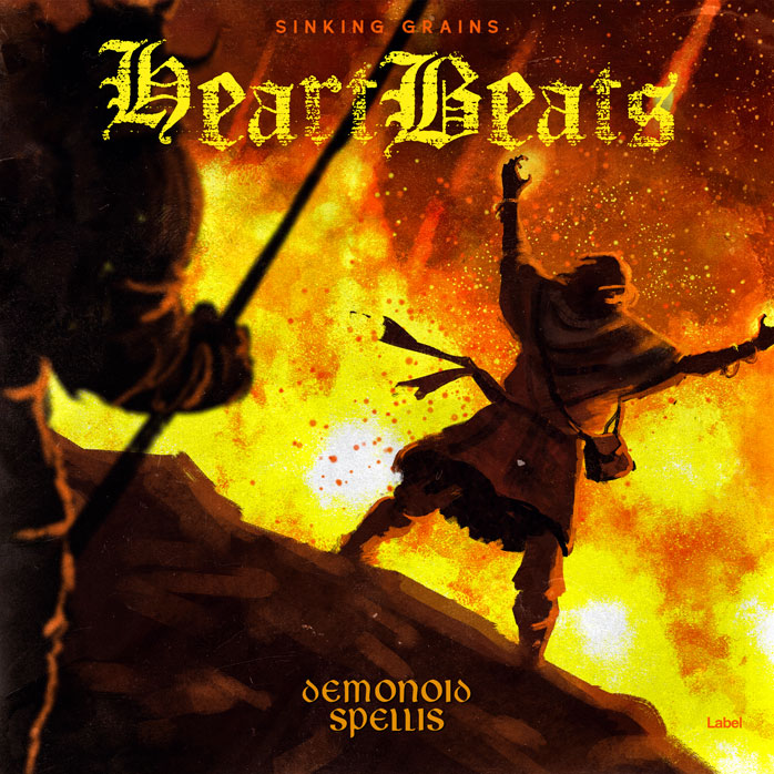 Front view of Premade Heavy Metal & Gothic Metal Album Cover - Rebel #4913 | AlbumArtZone*