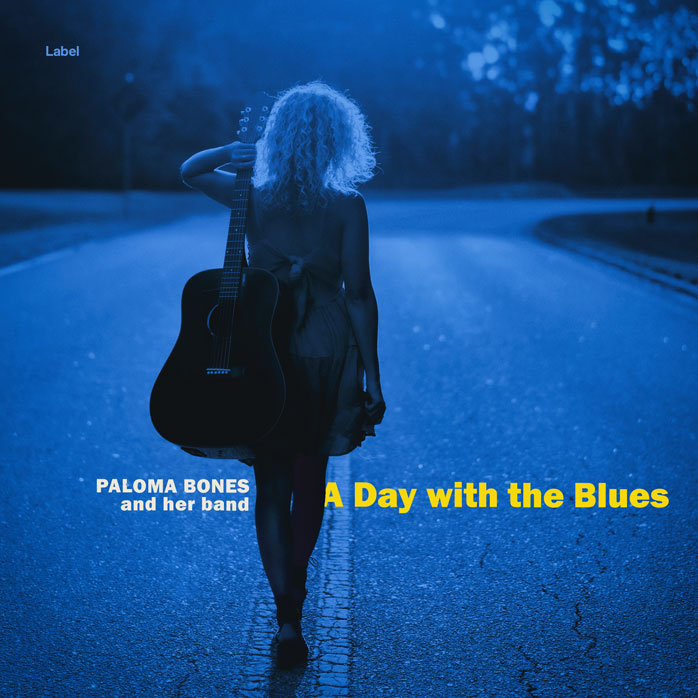 Front view of Premade Pop Album Cover - Tory Blue #5017 | AlbumArtZone*