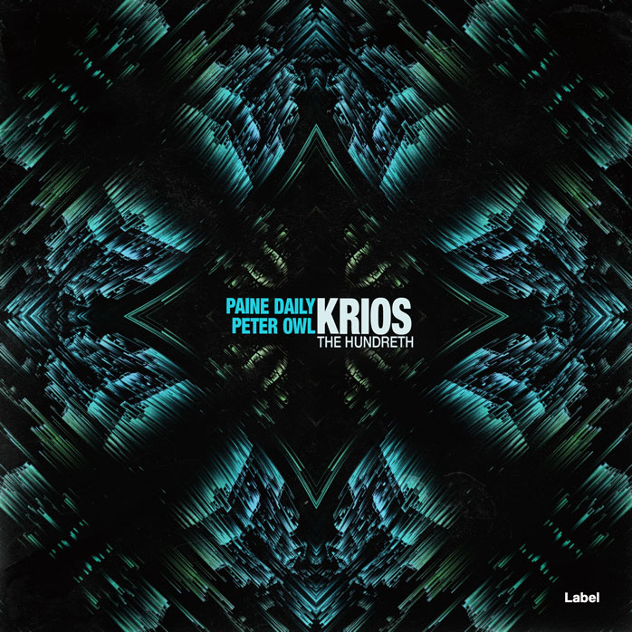 Front view of Premade EDM, House & Dub Album Cover - Black #5077 | AlbumArtZone*