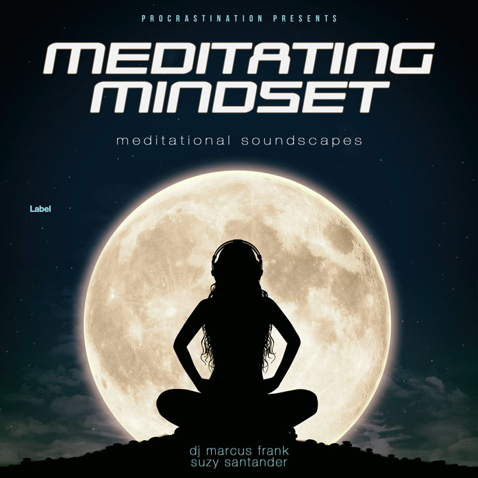 Front view of Premade Electronica & Ambient Album Cover - Black #5266 | AlbumArtZone*