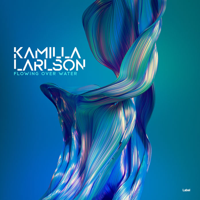 Front view of Premade Contemporary Music Album Cover - Venice Blue #7446 | AlbumArtZone*
