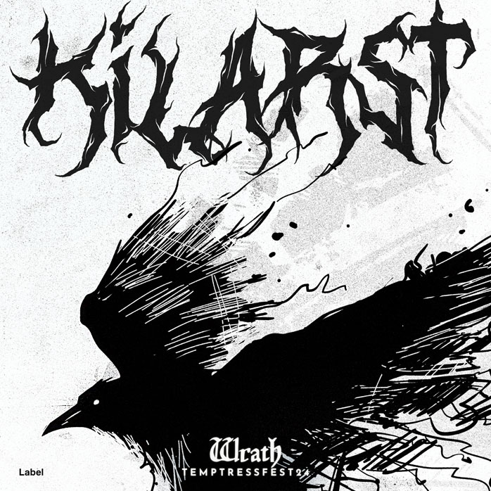Front view of Premade Heavy Metal & Gothic Metal Album Cover - Black Haze #8262 | AlbumArtZone*