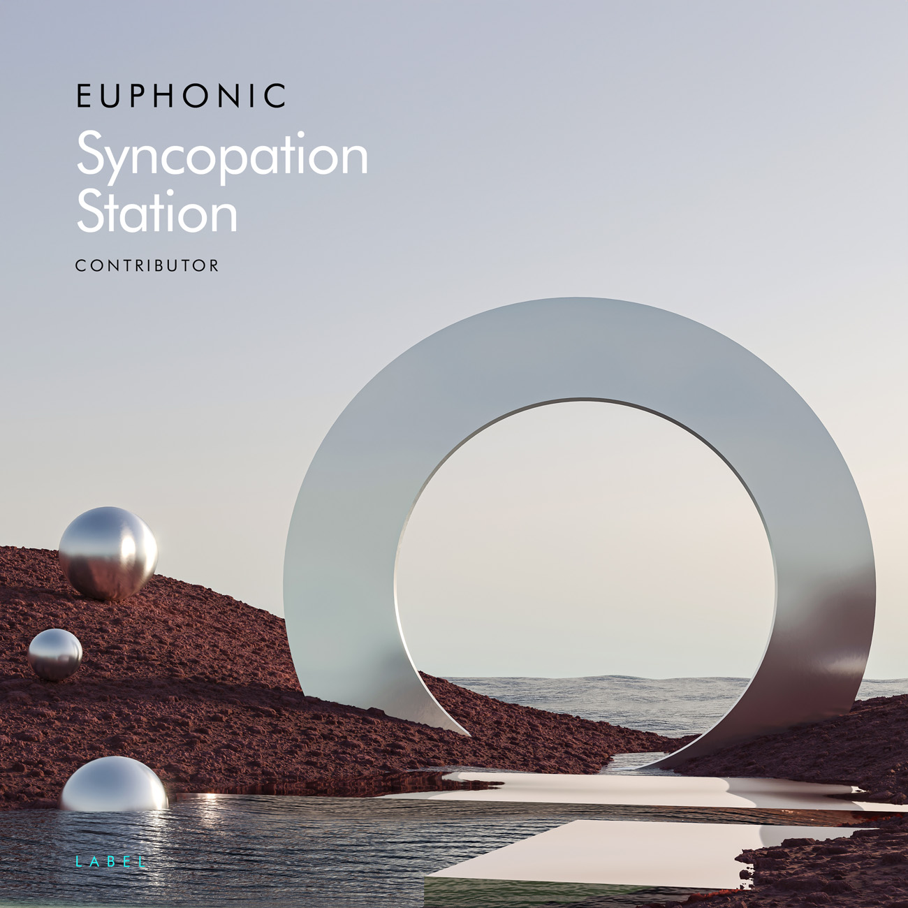Front view of Premade Contemporary Music Album Cover - French Gray #11406 | AlbumArtZone*