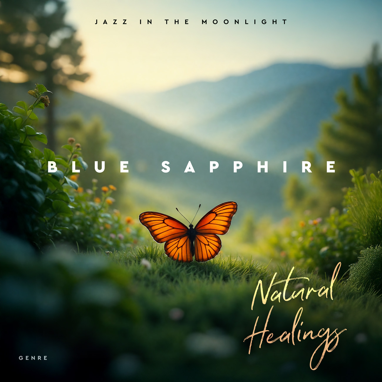 Front view of Premade Podcast Album Cover - Green Kelp #11878 | AlbumArtZone*