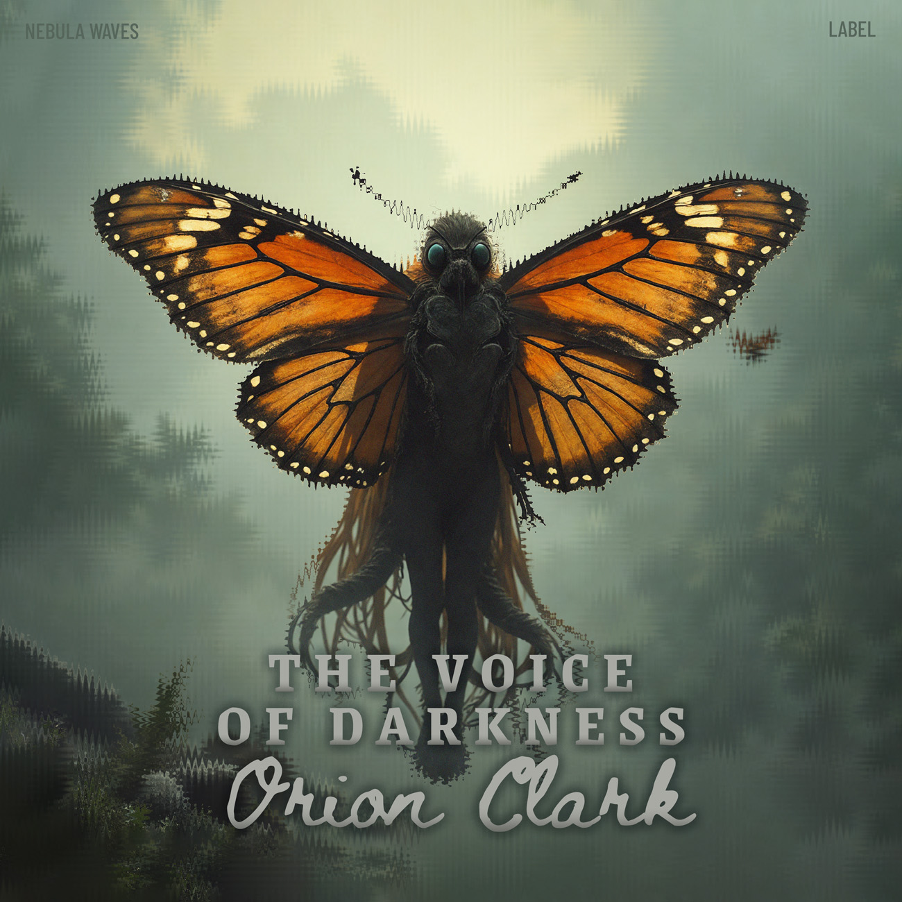 Premade Book Cover Gray Asparagus