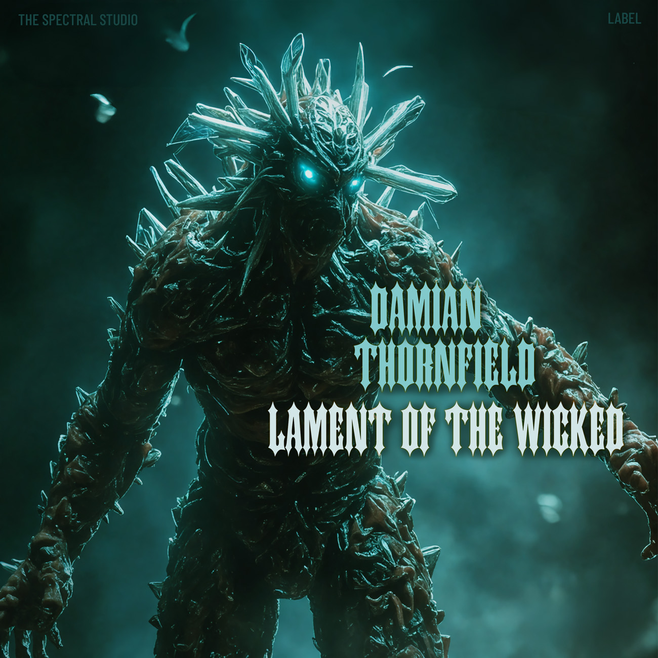 Front view of Premade EDM, House & Dub Album Cover - Timber Green #17375 | AlbumArtZone*