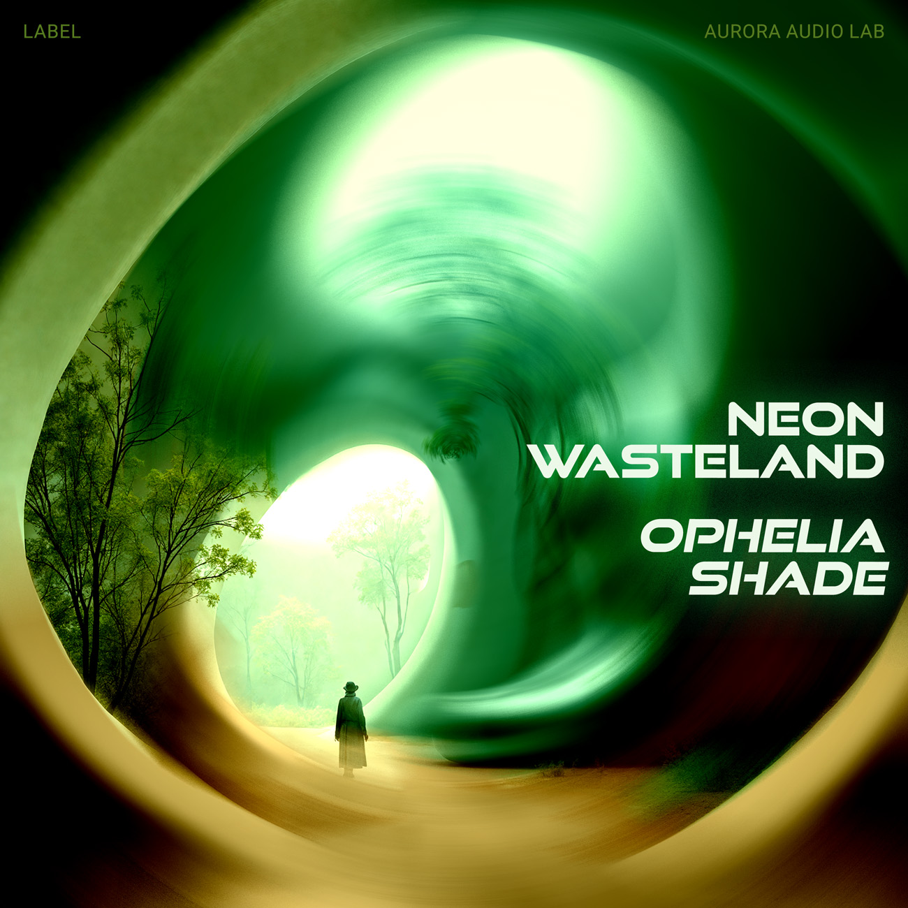 Front view of Premade Electronica & Ambient Book Cover - Deco #17544 | AlbumArtZone*