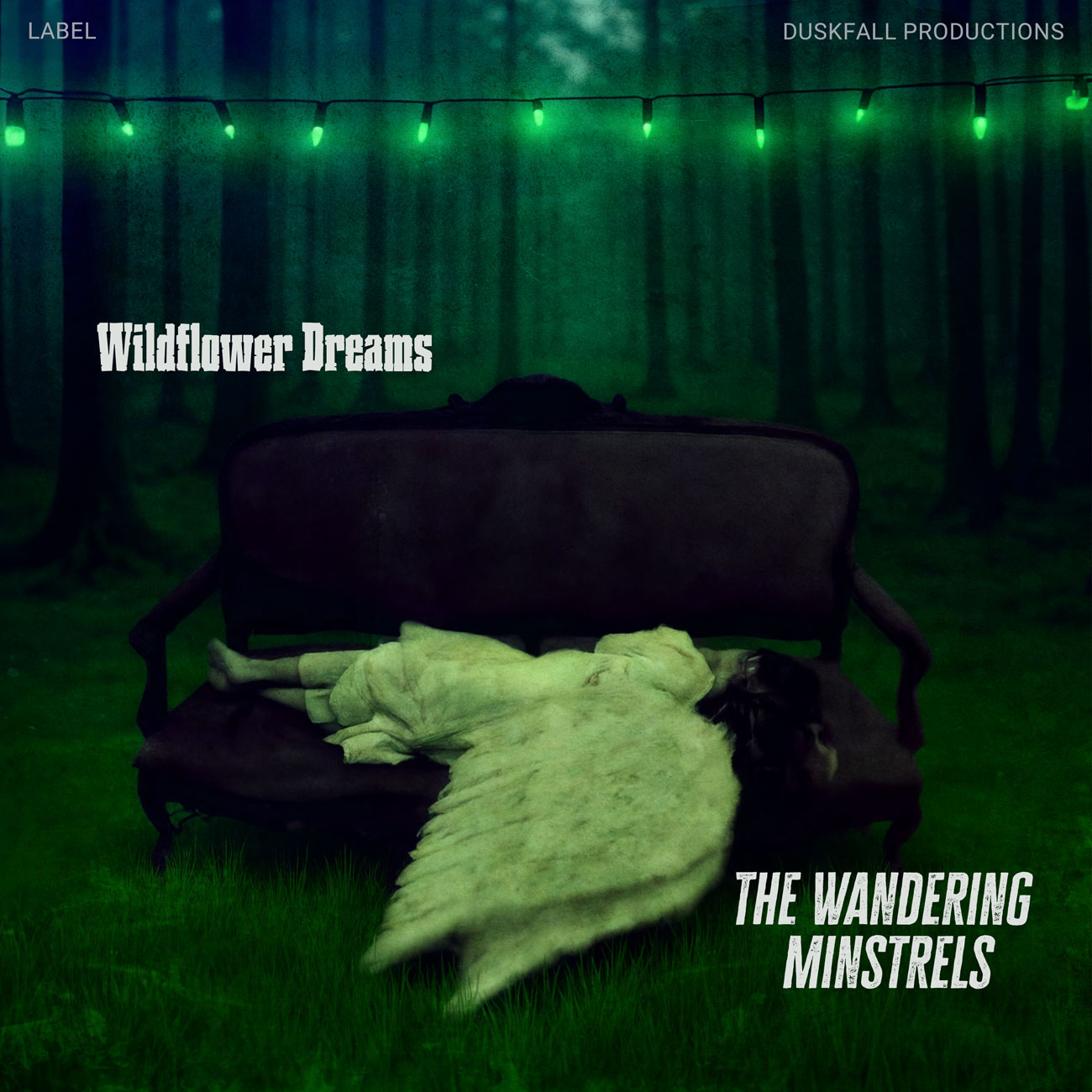 Premade Book Cover Palm Green
