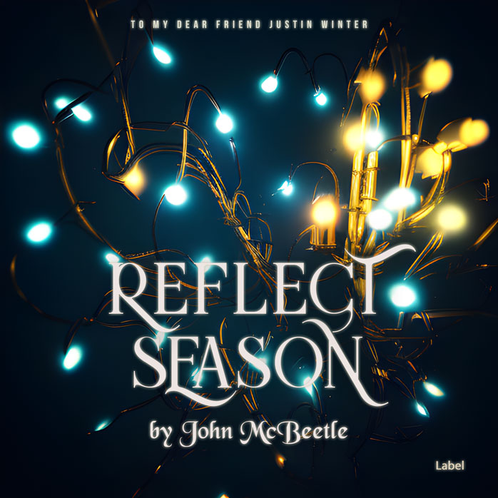 Front view of Premade Christmas Music Album Cover - Firefly #21643 | AlbumArtZone*