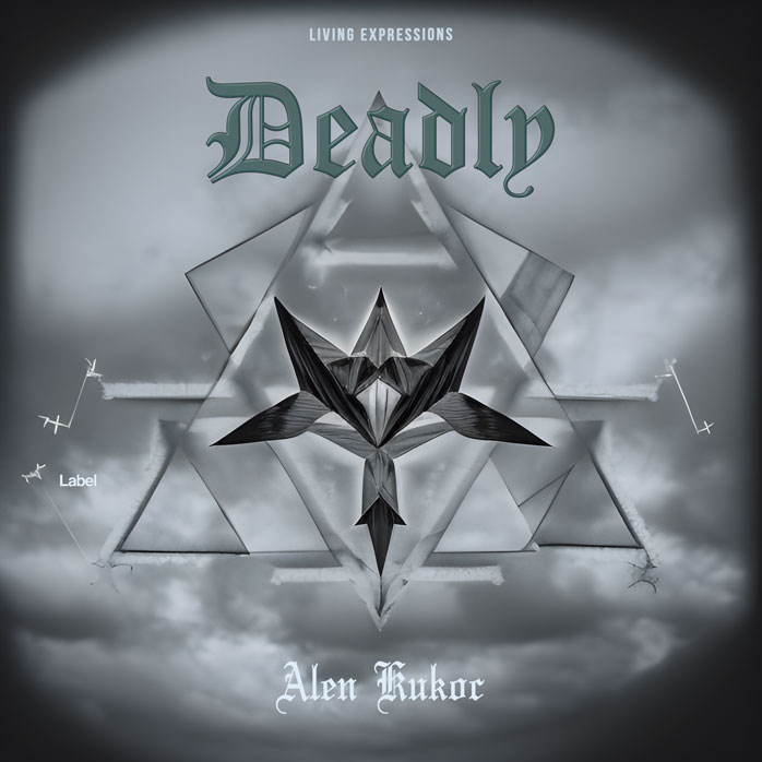 Front view of Premade Heavy Metal & Gothic Metal Book Cover - Oslo Gray #23122 | AlbumArtZone*