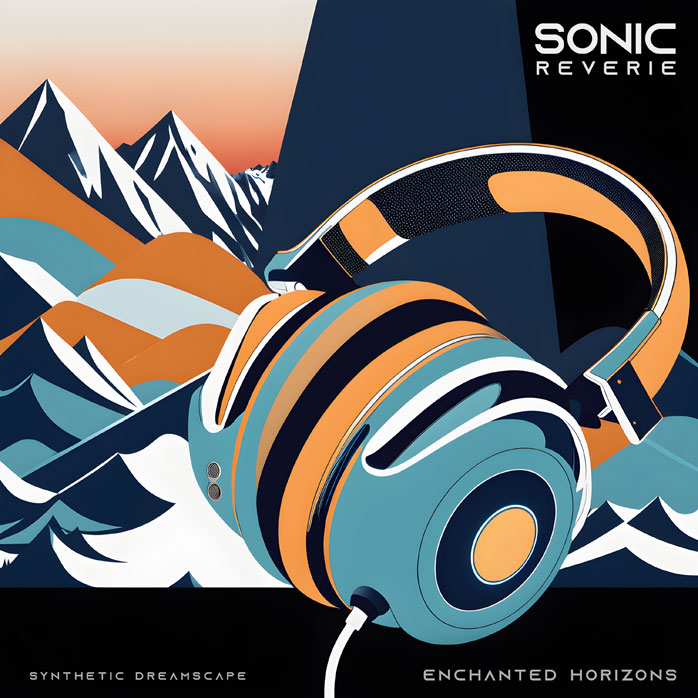 Front view of Premade Electronica & Ambient Album Cover - Ebony #23655 | AlbumArtZone*