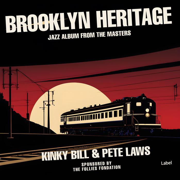 Front view of Premade Traditional Jazz & Blues Album Cover - Night Rider #23660 | AlbumArtZone*