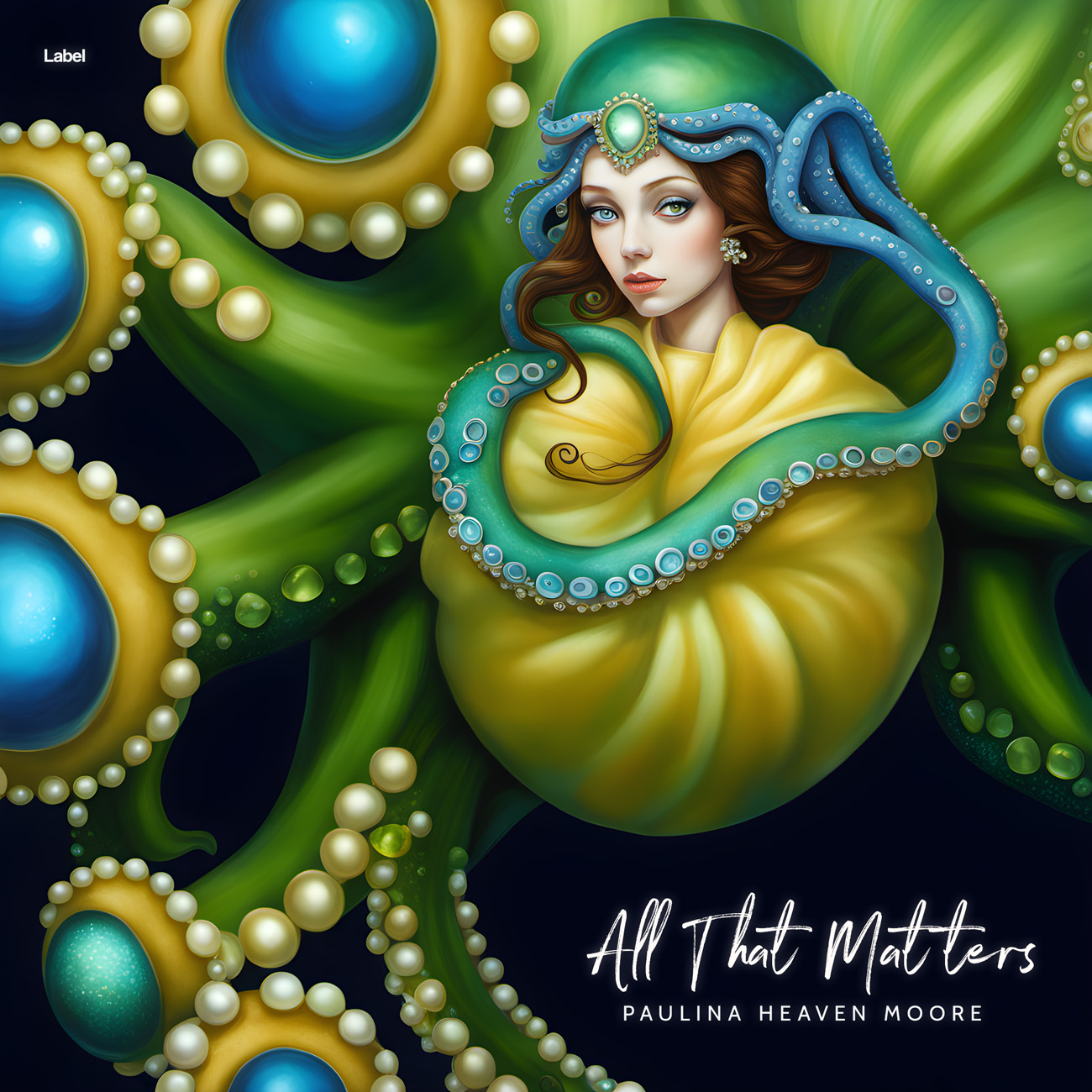 Premade Book Cover Green Kelp